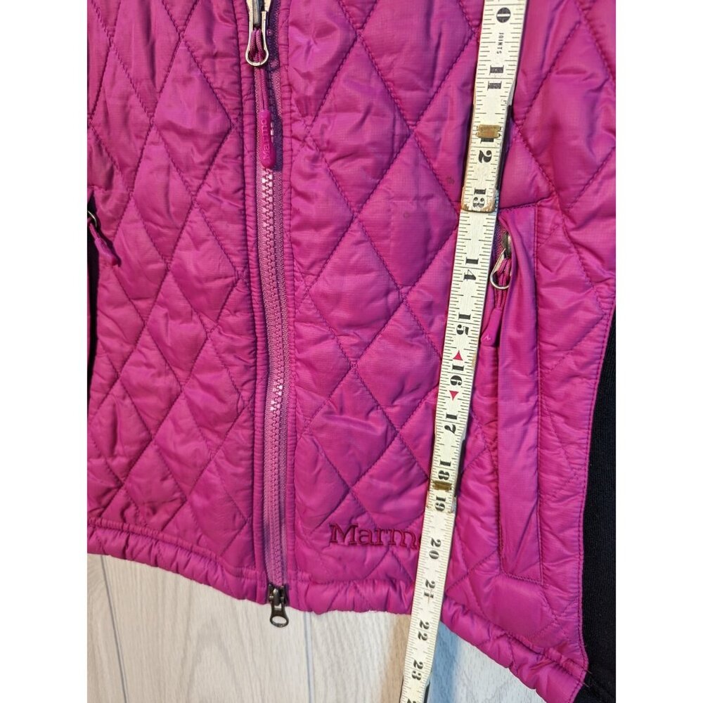 Marmot Medium Kitzbuhel Insulated Vest in Pink and Black Size Medium Quilted - Picture 5 of 6